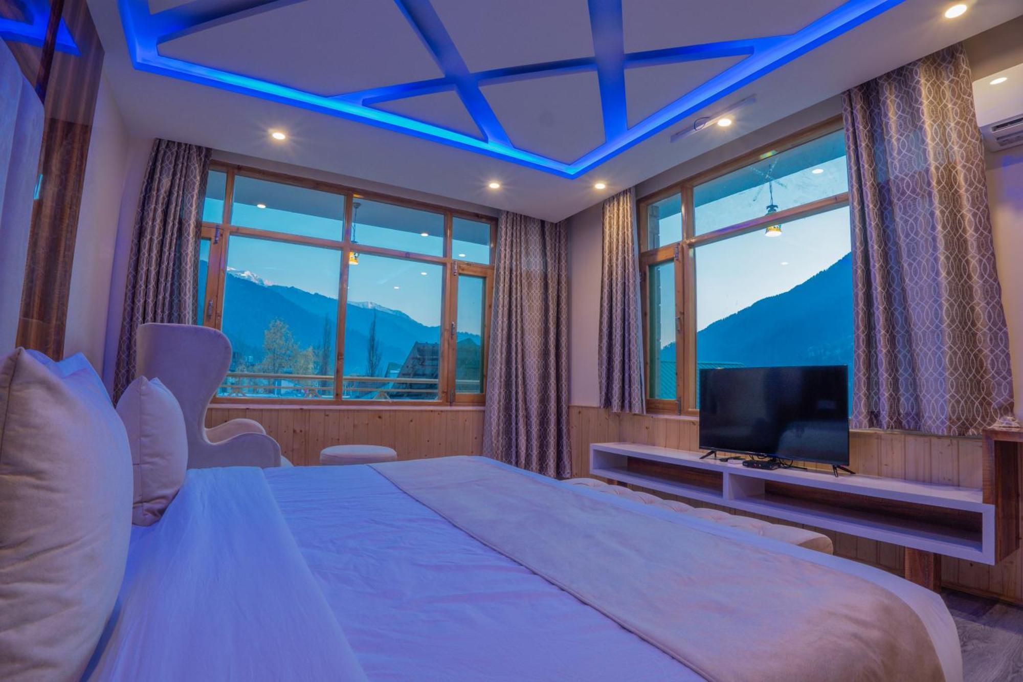 West Western Resort Manali #Neartomallroad #Gym #Lawn #Playingzone #Pooltable #Kidsfriendly #Mountainview #Tabletennis #Familyfriendly #Privateparking Eksteriør bilde